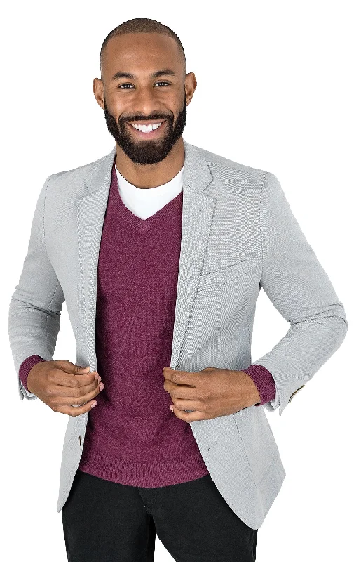 ARUBA GREY SLIM FIT BLAZER