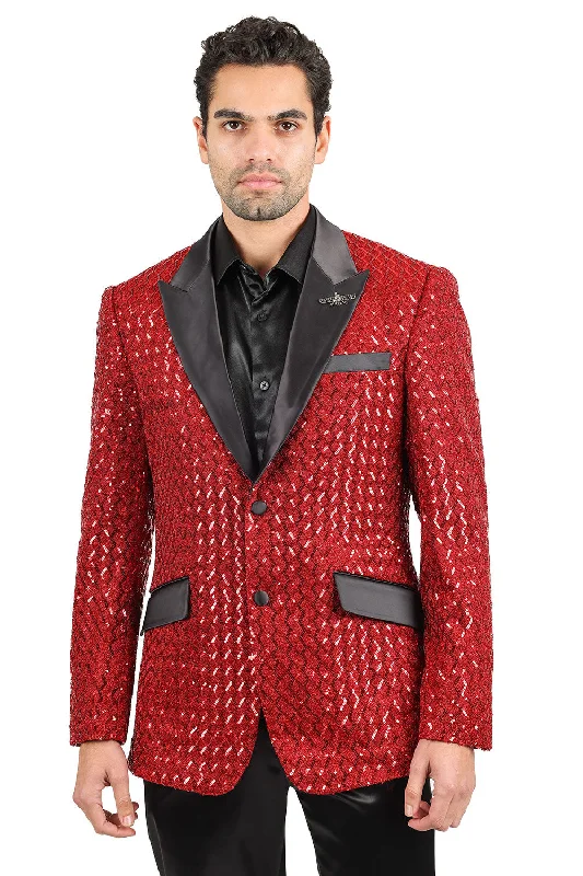 Barabas All The Men 2BL3099 Blazer Red