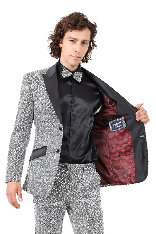 Barabas All The Men 2BL3099 Blazer Silver