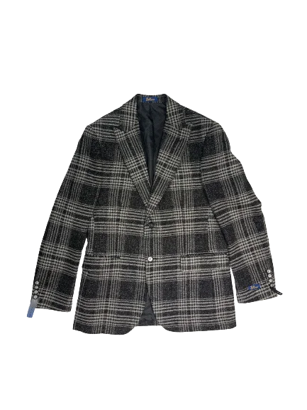 Bellucci B761 Sandro Plaid Blazer Black/White