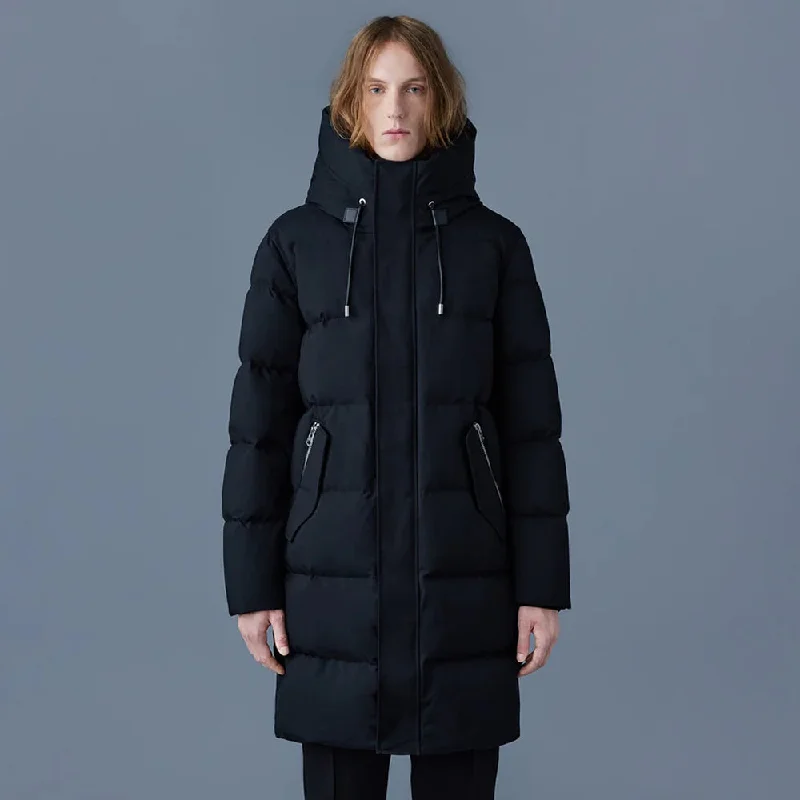 Antoine 2-in-1 Recycled Down Parka With Removable Bib Black