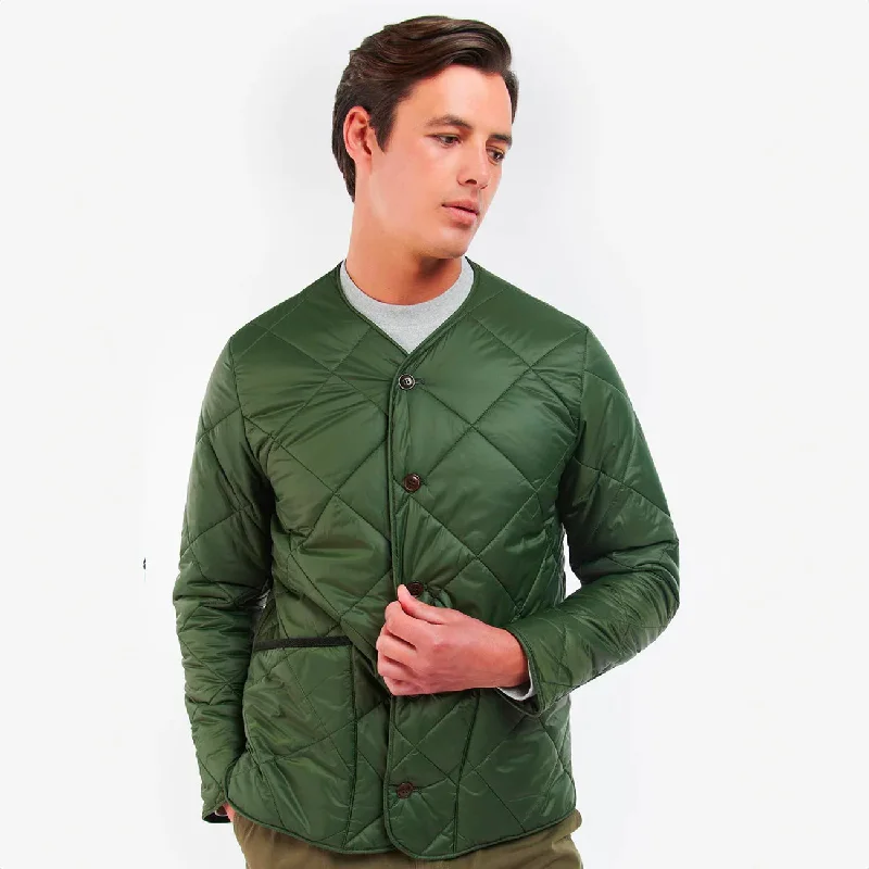 Liddesdale Cardigan Quilted Jacket Sage