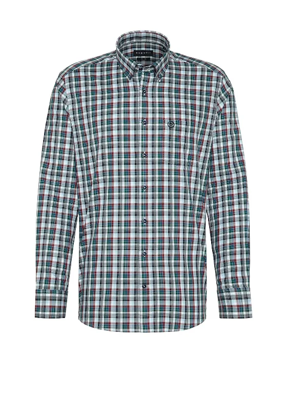 Bugatti Primary Check Shirt, Blue Multi