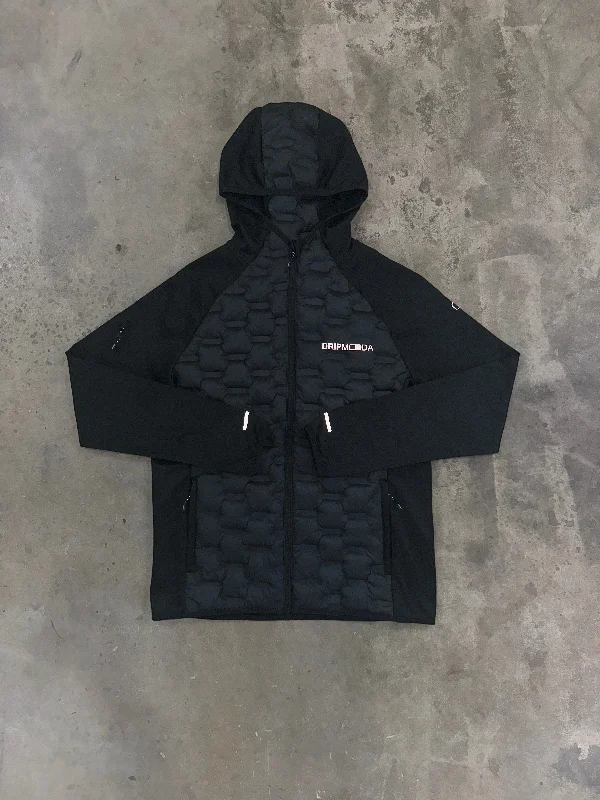 Dripmoda Peak Hybrid Jacket - Black