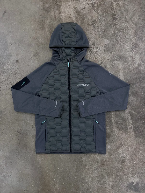 Dripmoda Peak Hybrid Jacket - Grey