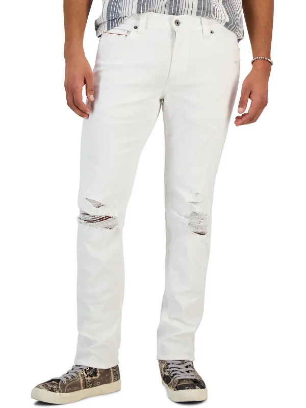 Mens Denim Slim Jeans