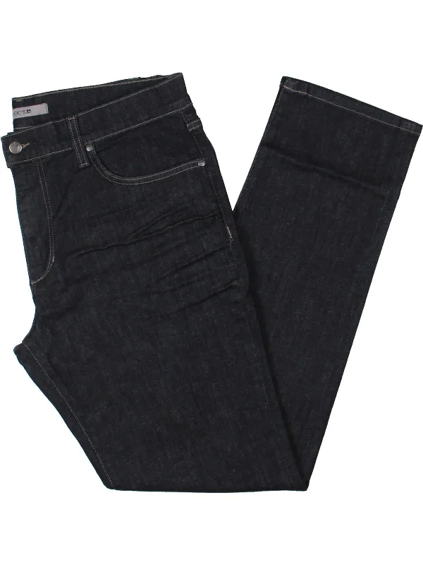 Mens Slim Fit Dark Wash Skinny Jeans