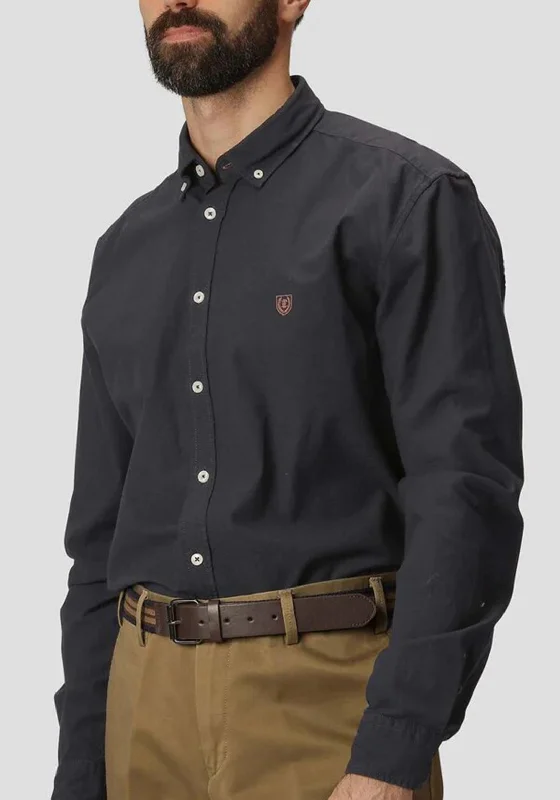 Pre End Oxford Shirt, Navy