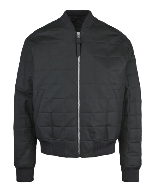 Quilted Lightweight Leather Jacket