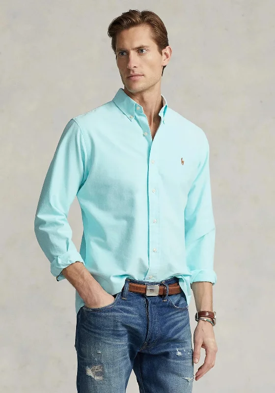 Ralph Lauren Custom Fit Oxford Shirt, Aegean Blue