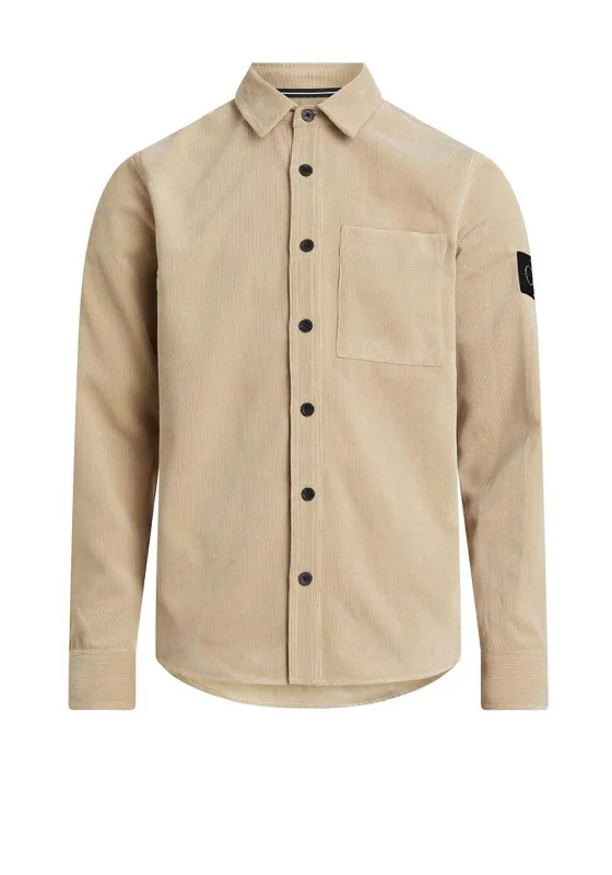 Calvin Klein Jeans Cord Shirt, Travertine