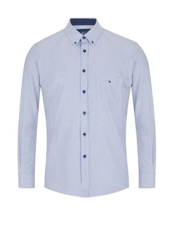 Daniel Grahame Ivano Stripe Shirt, Blue