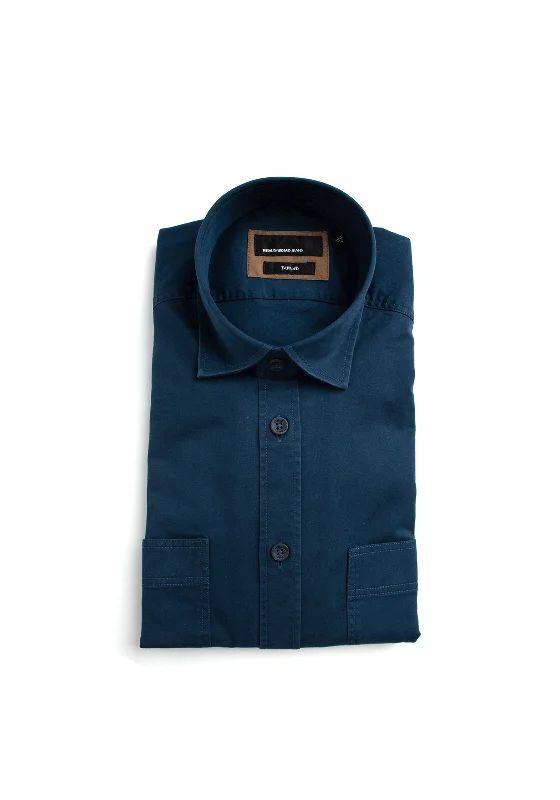 Remus Uomo Parker Overshirt, Dark Blue