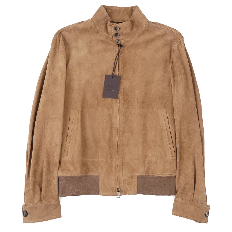 Rifugio Unlined Suede Bomber Jacket