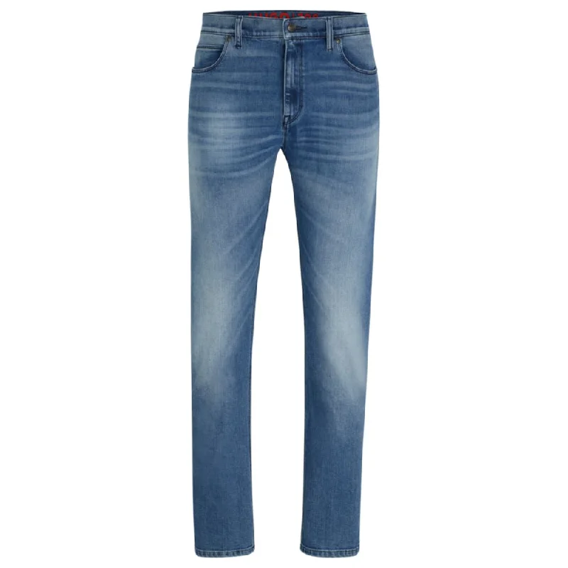 Slim-fit jeans in blue comfort-stretch denim