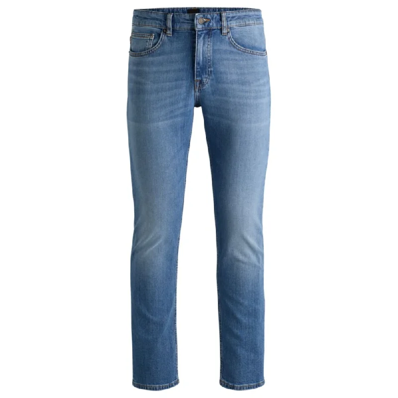 Slim-fit jeans in blue comfort-stretch denim