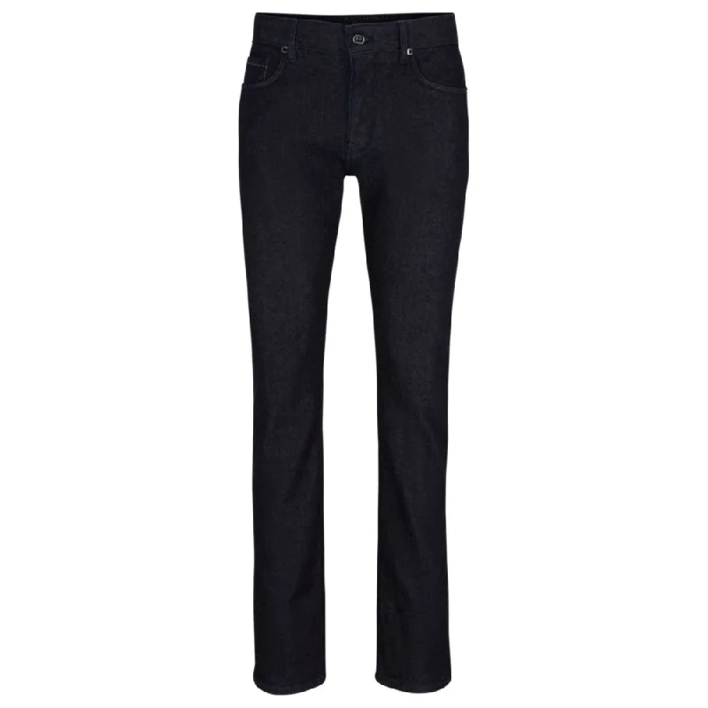 Slim-fit jeans in blue luxury-comfort denim