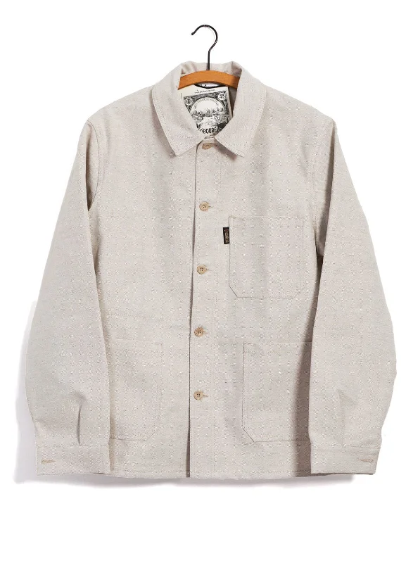 WORK JACKET | Linen/Cotton Blend | Flax Nature