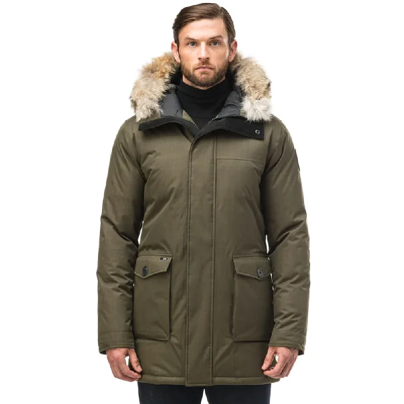 YVES MEN'S PARKA ARMY GREEN