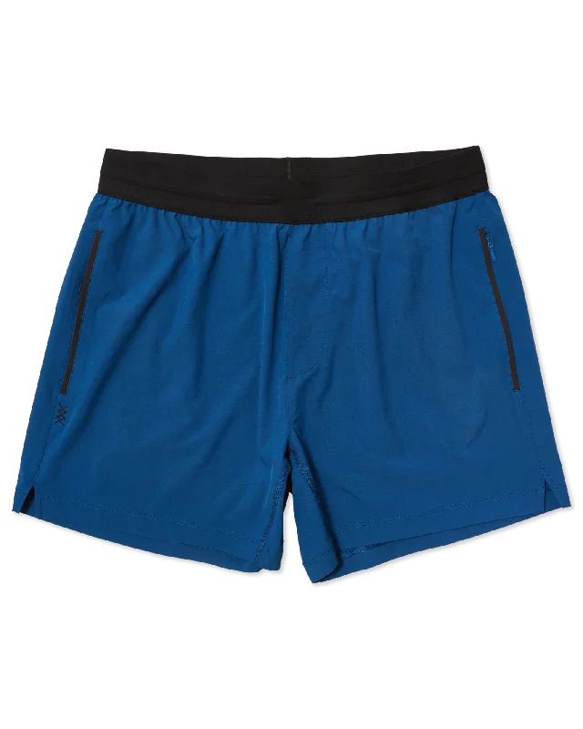 5" Mako Tech Short Unlined - Blueberry