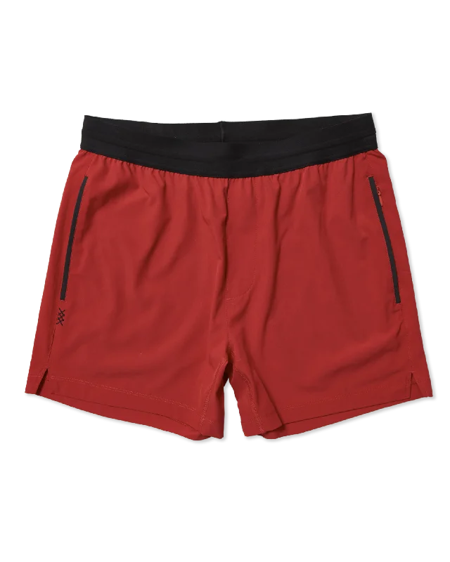 5" Mako Tech Short Unlined - Chilli Pepper