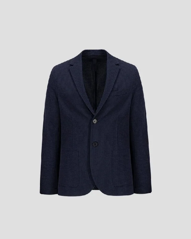 Blazer coolmax seersucker - Dark Blue