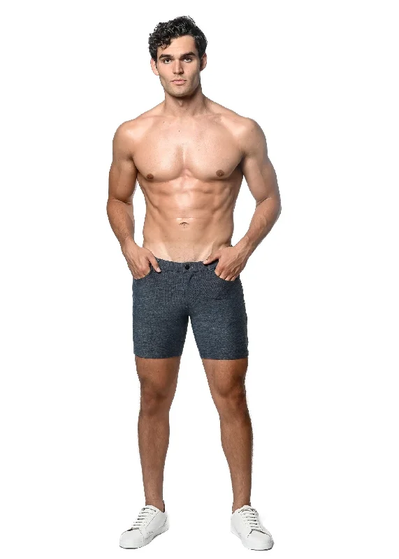 LOOPBACK STRETCH KNIT SHORT