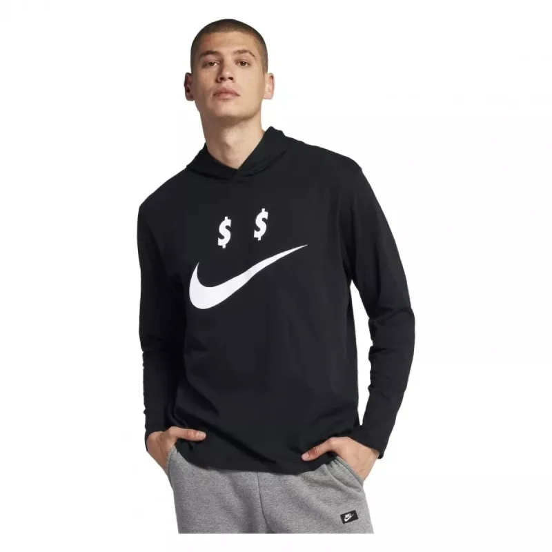 Nike Sportswear Money Hoodie Black/White  AO8055-010 Men's