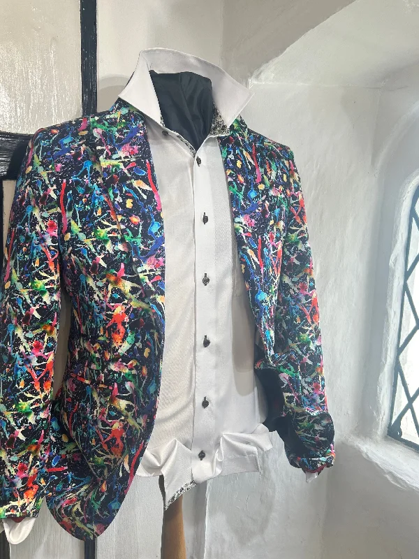 PAINT SPLASH PRINT JACKET