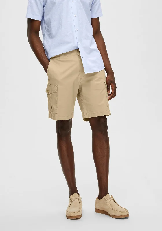 Selected Homme Flex Cargo Shorts, Incense