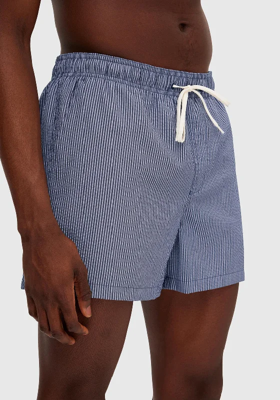 Selected Homme Cooper Swim Shorts, Languid Lavendar & Sky Captain