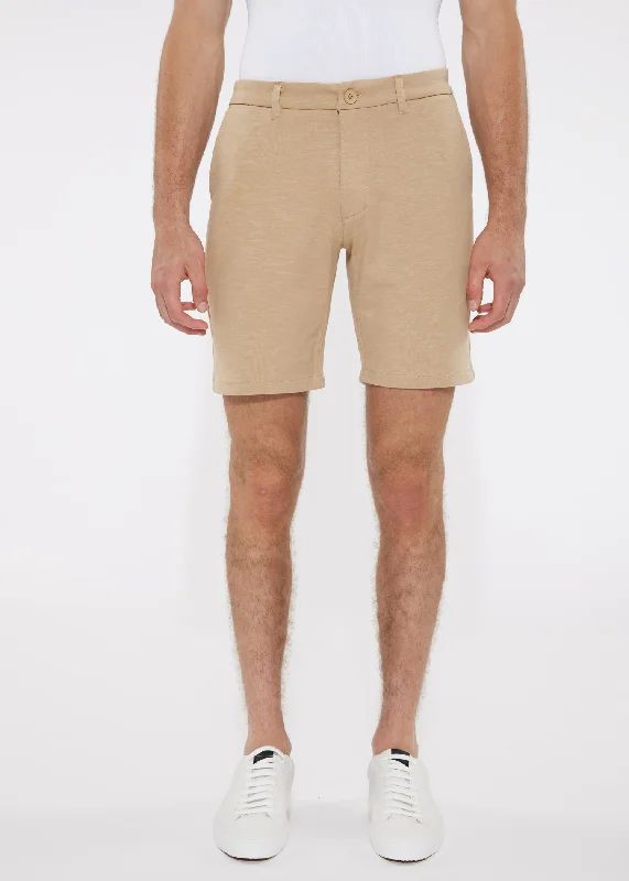 SOLID STRETCH KNIT SHORT