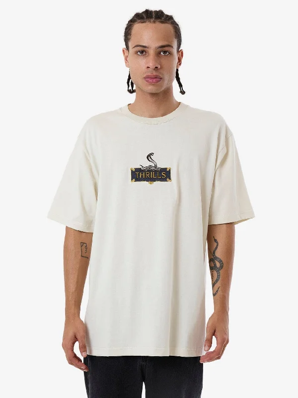 Above It All Oversize Fit Tee - Light Grey