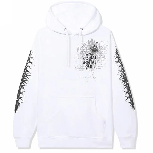 Anti Social Social Club Anguish Pullover Hoodie (White)