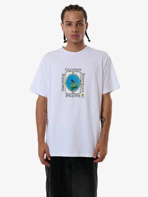 Anytime Merch Fit Tee - White