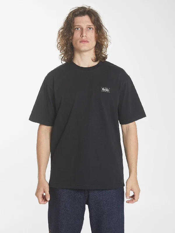 Arch Oversize Fit Tee - Black