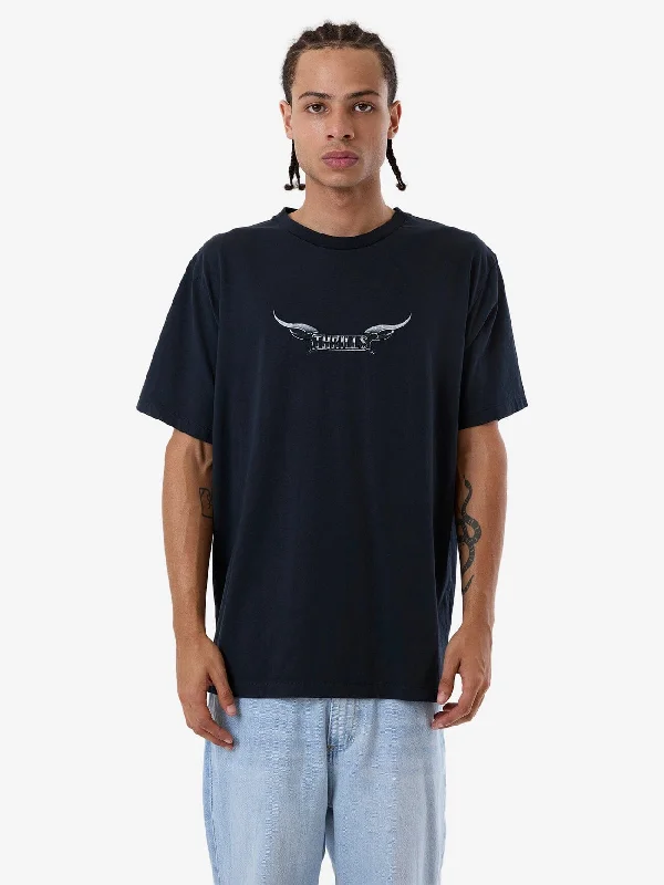 Chrome Desire Merch Fit Tee - Twilight Black