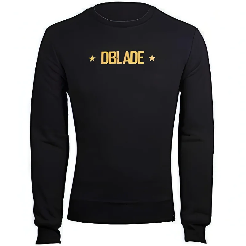 DBlade Logo Round Neck Mens Sweatshirt - Black