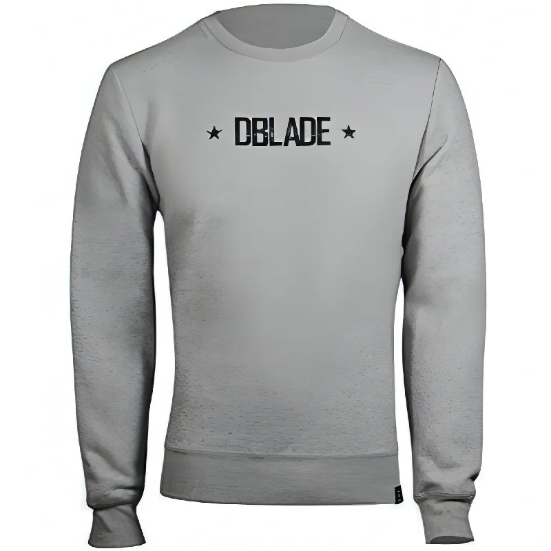 DBlade Logo Round Neck Mens Sweatshirt - Grey