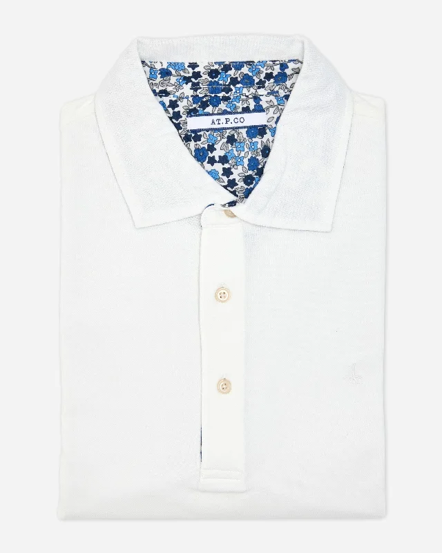 Floral Trim Polo