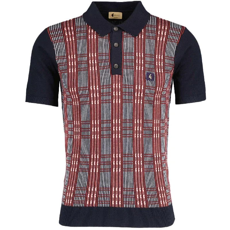 GABICCI ENRICO KNIT POLO - V52GM05 - NAVY