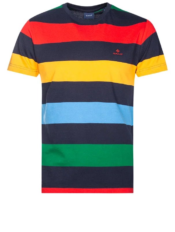 Barstripe Short Sleeve T-shirt Multicolor