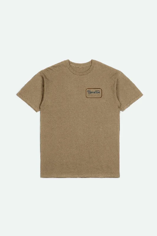 Grade S/S Standard T-Shirt - Tiger's Eye/Washed Navy/Brown