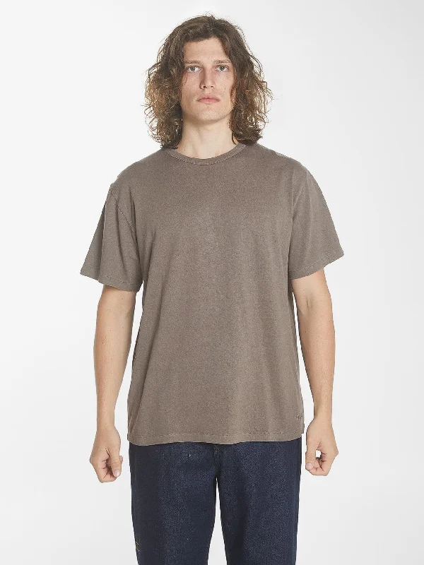 Hemp Thrills Embro Merch Fit Tee - Light Canteen