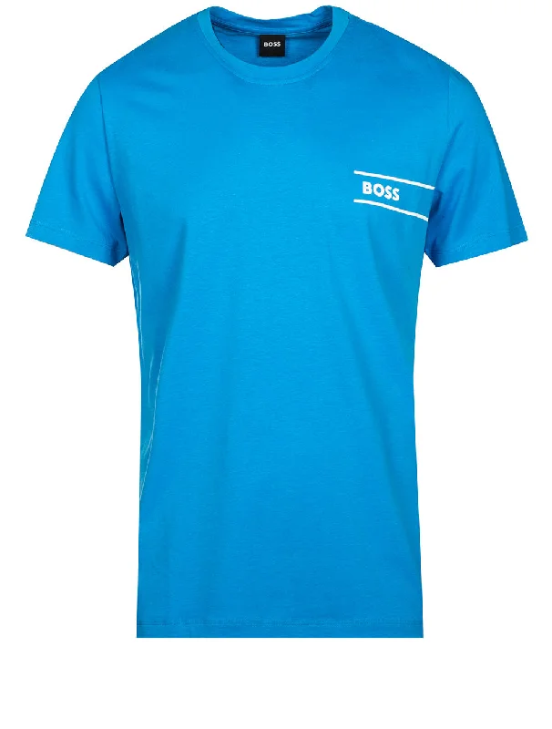 Loungewear Logo T-shirt Beacon Blue