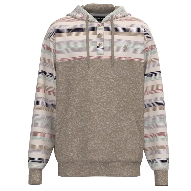 "Jimmy" Tan w/ Multi Color Serape Hoody