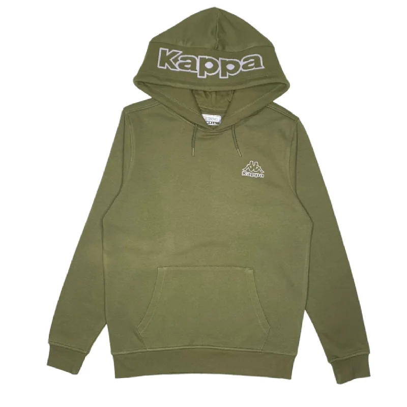 Kappa Logo Covington Hoodie (Green Olive) 341D7KW