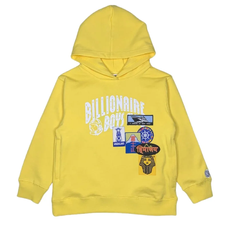 Kids Billionaire Boys Club BB International Hoodie (Lemon Zest) 823-8300