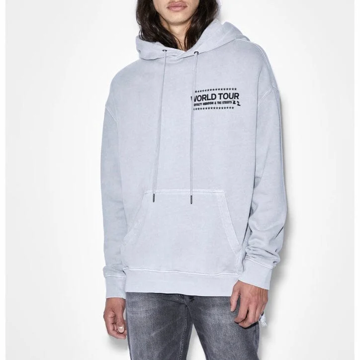 Ksubi Paste Up Biggie Hoodie Moon (Grey) MPF22FL006