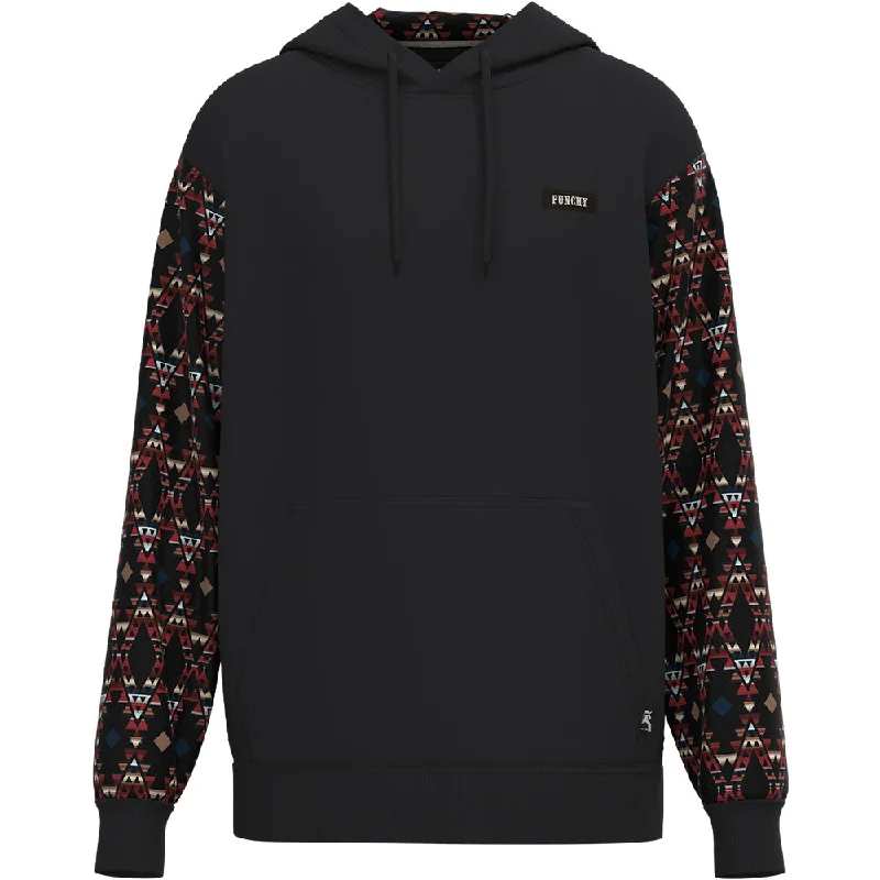 "Legendary Hoody" Roughy Hoody Black w/Aztec